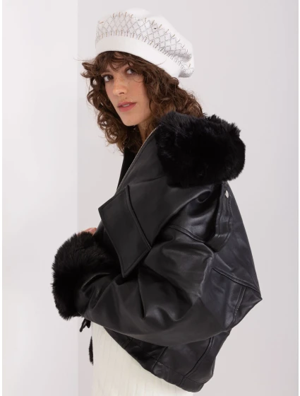 Czapka AT CZ model 19011958 ecru - FPrice Czapka AT CZ model 19011958 ecru - FPrice