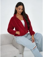 Blúzka CS BL BT1033.04 tmavo červená