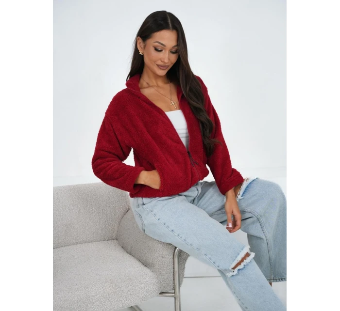 Blúzka CS BL BT1033.04 tmavo červená