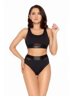 Dámske dvojdielne plavky S48 čierne - Self Dámske dvojdielne plavky S48 čierne - Self