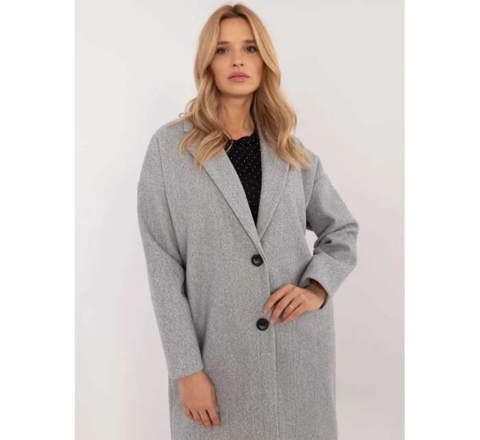 Dámsky kabát TW EN BI 7298 2.14 Grey - Och Bella