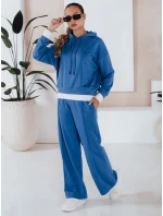 Dámská tepláková souprava modrá Dstreet model 21971345 - FashionStreet Dámská tepláková souprava modrá Dstreet model 21971345 - FashionStreet