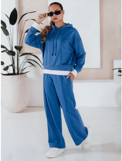 Dámská tepláková souprava modrá Dstreet model 21971345 - FashionStreet Dámská tepláková souprava modrá Dstreet model 21971345 - FashionStreet