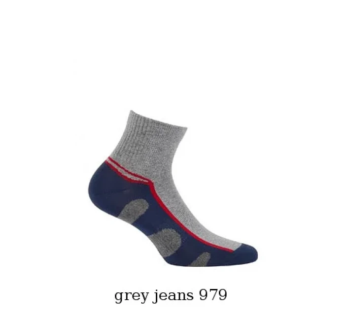 Pánske členkové ponožky Wola W 94.1N4 Ag +