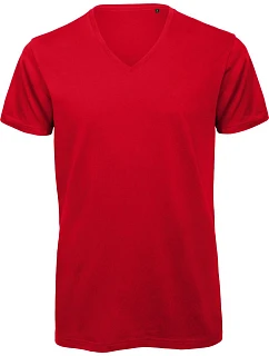 B&C Inspire V T /men_° Pánské tričko s výstřihem do V model 22483663 red