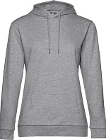 B&C #Hoodie /women Dámska mikina s kapucou 01.W04W heather grey