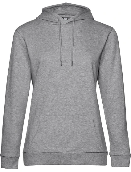 B&C #Hoodie /women Dámska mikina s kapucou 01.W04W heather grey B&C #Hoodie /women Dámska mikina s kapucou 01.W04W heather grey