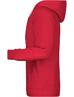 Pánská raglánová mikina s kapucí 02. red model 22435167 - Daiber