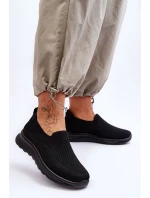 Dámské textilní nazouvací tenisky černé model 21618171 - EVENTO