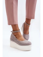 Dámské espadrilky na šedé model 21648491 - Boto Dámské espadrilky na šedé model 21648491 - Boto