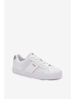 Dámské perforované tenisky Big Star model 22042645 Bílé - Big Star Shoes