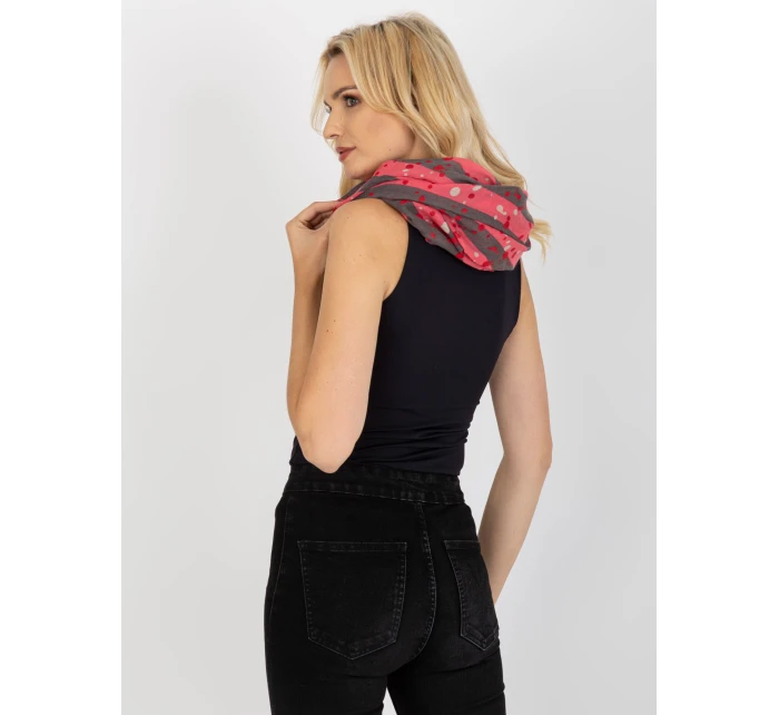 Tunelová šála AT KM model 21314336 růžová - FPrice