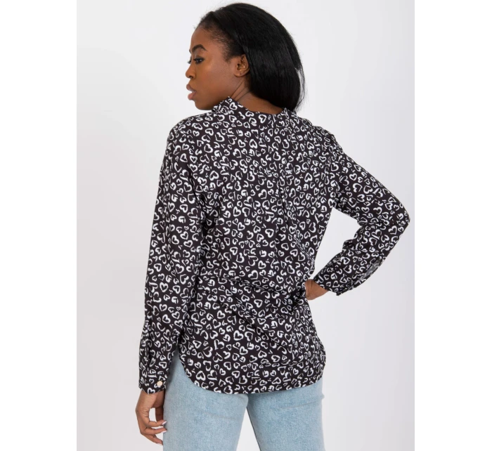 Blúzka DHJ BZ 6825.56 čiernobielych