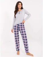 Piżama DU PI FP model 21755299 szary - FPrice Piżama DU PI FP model 21755299 szary - FPrice