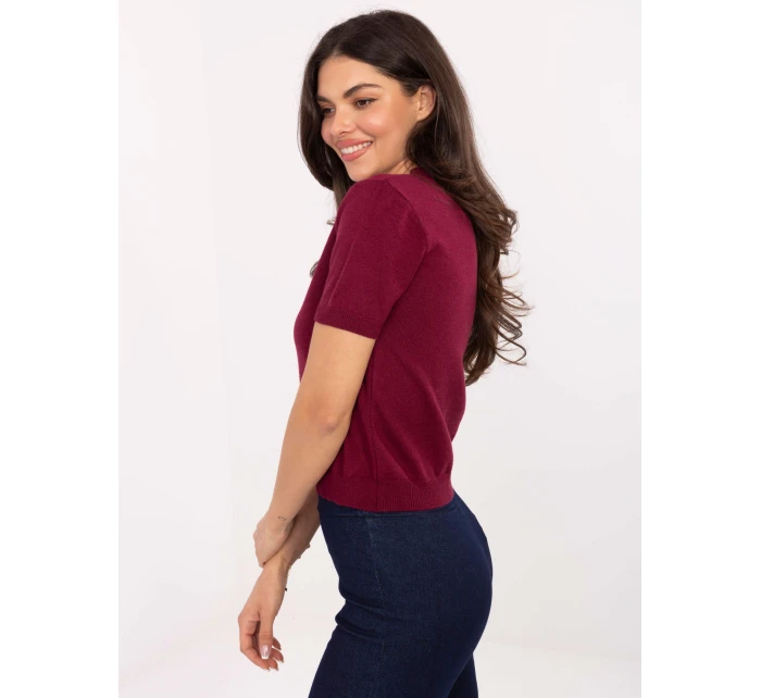 Sweter IT SW model 21471665 bordowy - FPrice