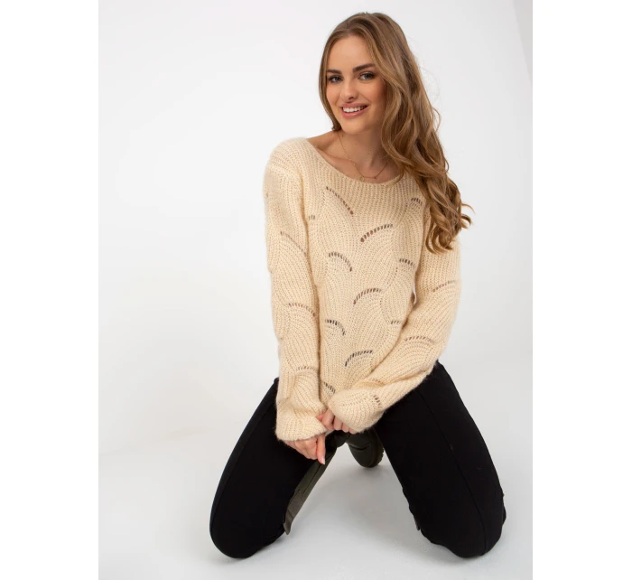 Sweter TW SW BI model 22003962 beżowy - FPrice