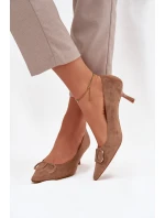 Lodičky s ihlovým podpätkom model 220889 Krok vo veľkom štýle