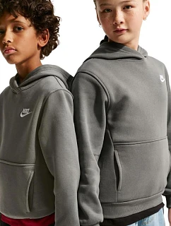 Dětská mikina Sportswear Club Fleece, šedá, model 22311776 289 - NIKE