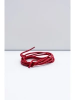 Corbby Czerwone Woskowane Cienkie Sznurowadła