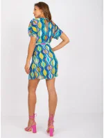 Dámske šaty-DHJ-SK-9651.51-modré Dámske šaty-DHJ-SK-9651.51-modré