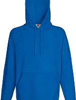 Fruit of the Loom Lightweight Hooded Sweat Pánska mikina s kapucou a raglánovými rukávmi 16.2140 royal blue