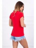 Limitovaná edícia červenej blúzky