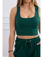 Zelená súprava top+nohavice Zelená súprava top+nohavice