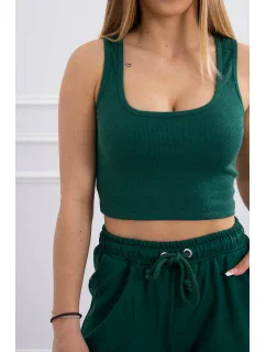Zelená súprava top+nohavice