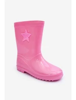 Dziecięce Gumowe Kalosze Różowe Malvi