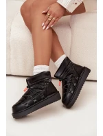 Dámské sněhule na platformě  Černé model 21714117 - D.Franklin