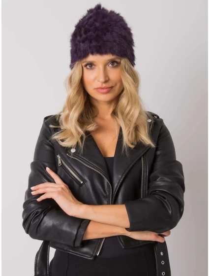 Dámska čiapka AT CZ 16801 cap.38 tmavo fialová
