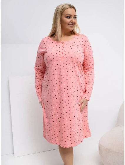 DU KN nočná košeľa FP 607.04P broskyňová