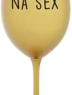 NA SEX - zlatý pohár na víno 350 ml