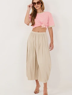 Šnúrové nohavice model 226450 Taliansko Moda