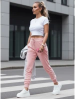 Dámské tepláky velurové růžové Dstreet model 21993567 - FashionStreet