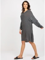 Dámsky sveter BA SW C1001.57P tmavo šedá - FPrice