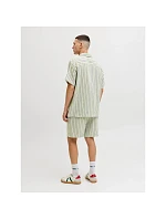 Jack&Jones pánske pruhované šortky JPSTJAIDEN COBA STRIPE JOG SHORTS REG SN 12274413 TEA/STRIPES