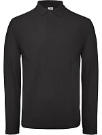 B&C ID.001 LSL Pánské piqué polo s dlouhým rukávem model 22421385 black