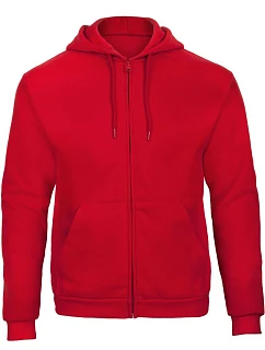 B&C ID.205 50/50 Mikina s kapucňou 01.I205 červená