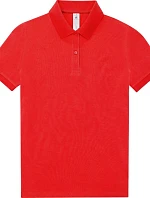 B&C My Polo 180 /women Dámske polo tričko z piké 01.W461 červené