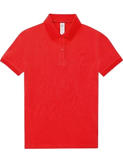 B&C My Polo 180 /women Dámske polo tričko z piké 01.W461 červené