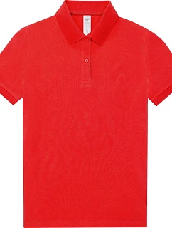 B&C My Polo 180 /women Dámske polo tričko z piké 01.W461 červené