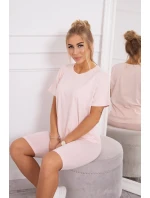 Súprava top+legíny púdrovo ružová Súprava top+legíny púdrovo ružová