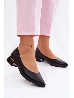 Baleríny Na Nízkém Podpatku Vinceza 62280 Černé