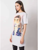 Tunika D12022O02382A svetlo šedá