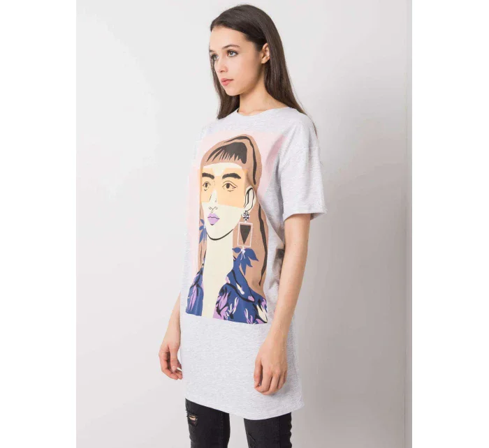 Tunika D12022O02382A svetlo šedá