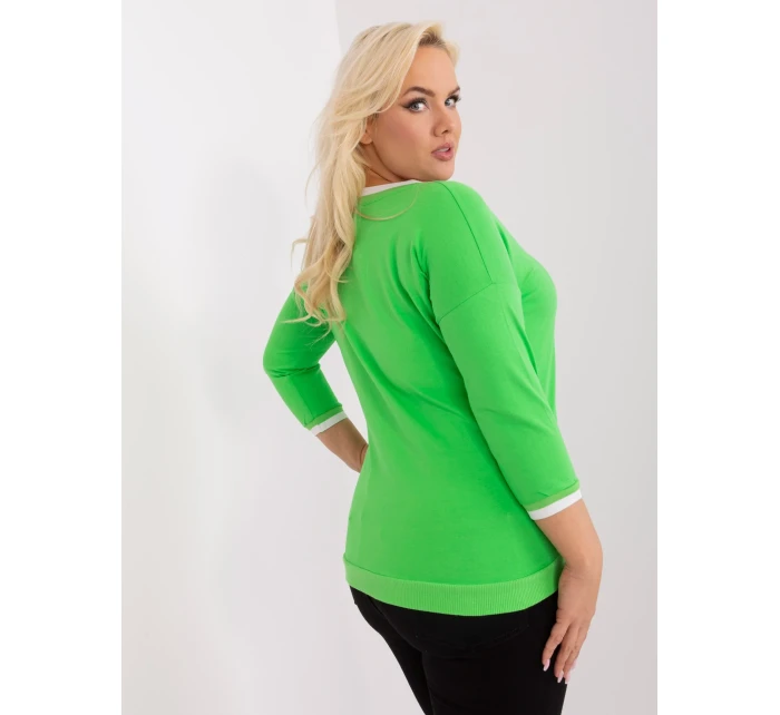 Bluzka RV BZ model 19154448 jasny zielony - FPrice Bluzka RV BZ model 19154448 jasny zielony - FPrice