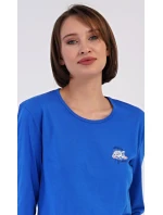 Dámske dlhé pyžamo Kvety Dámske dlhé pyžamo Kvety