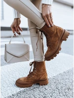 Dámske čižmy LOVED camel FashionStreet ZY0406