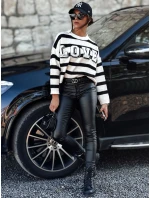 Dámske čierne voskované nohavice GLOSSTEP FashionStreet UY2194